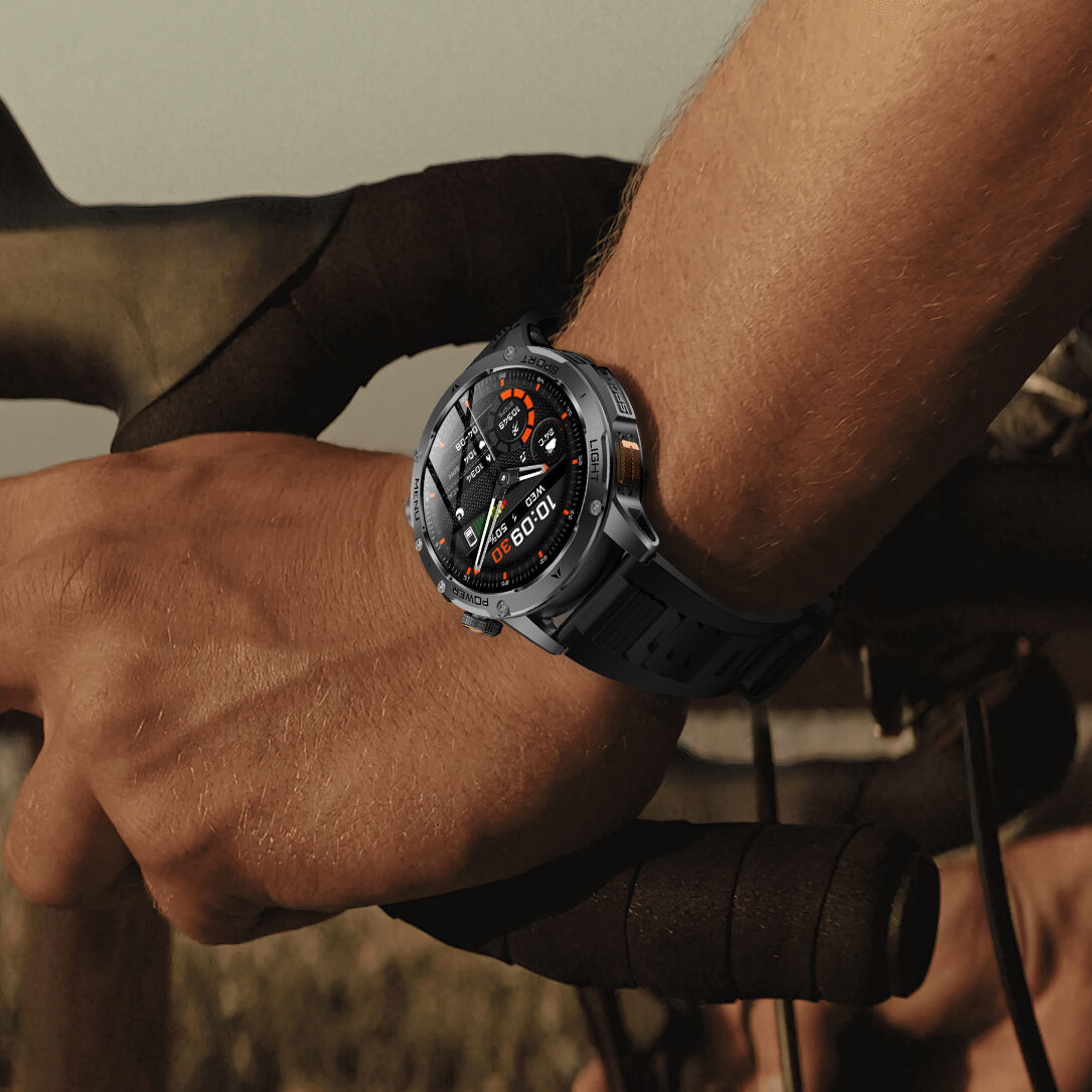 UWatch Smart Power Ultra Rubber 1.7 зі сталевим корпусом і 2 ремінцями — фото 4