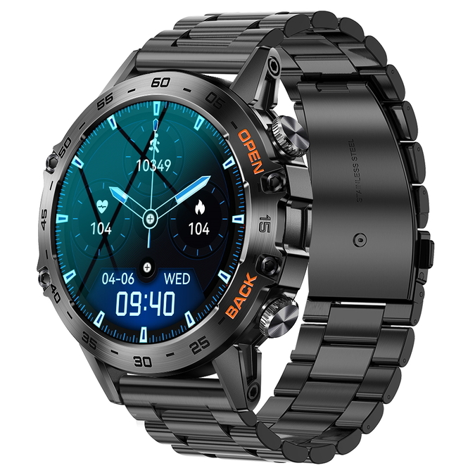 Смарт-годинник UWatch Smart Delta K52 Black з 2 ремінцями — фото 2