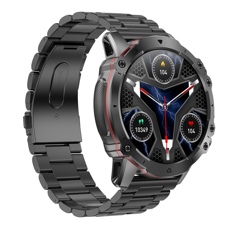 Смартгодинник UWatch Smart Forest Pro Black 1.43 OLED, Bluetooth 5.0, чорний — фото 3