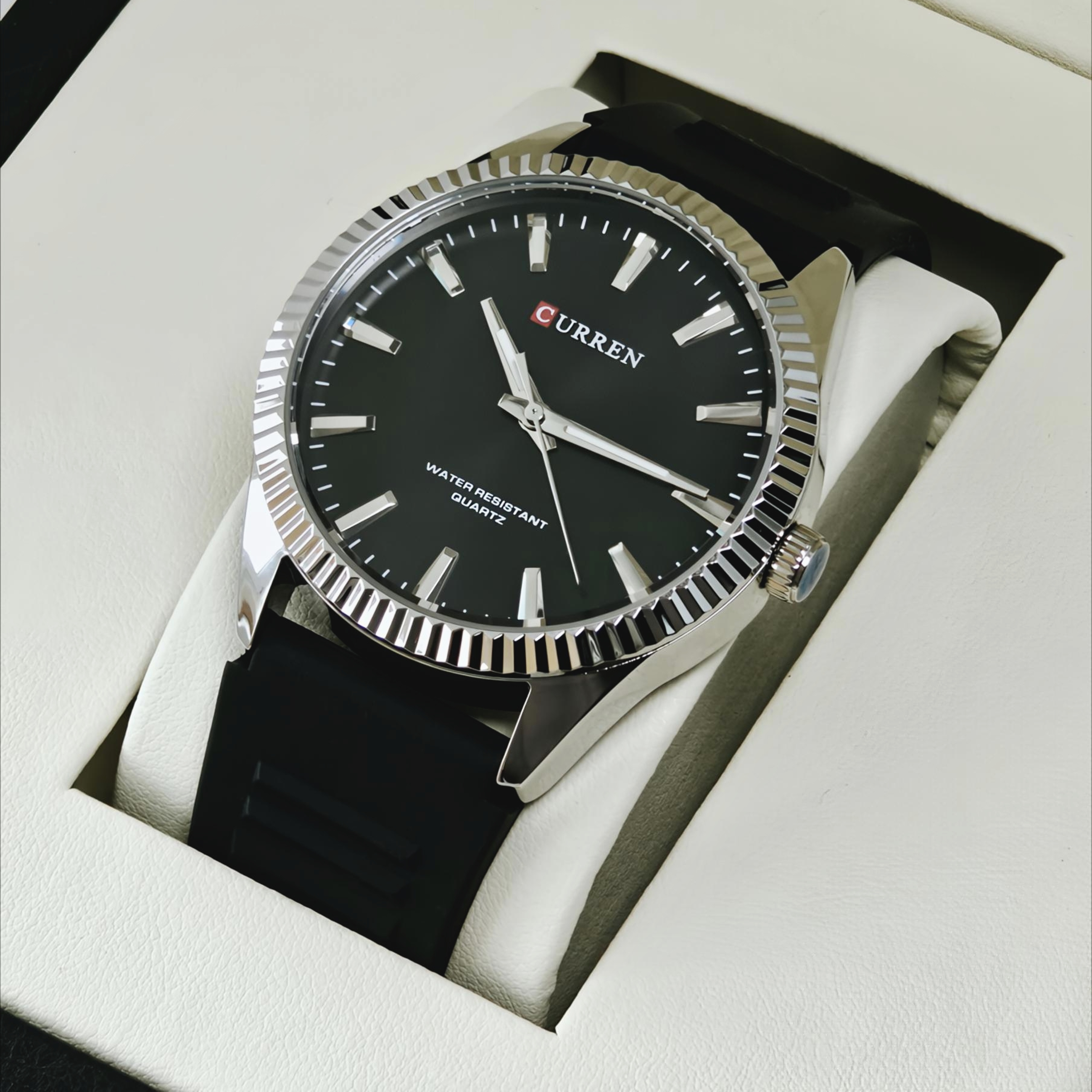 Чоловічий годинник Curren Graf Rubber 2282 з браслетом і додатковим каучуковим ремінцем — фото 2