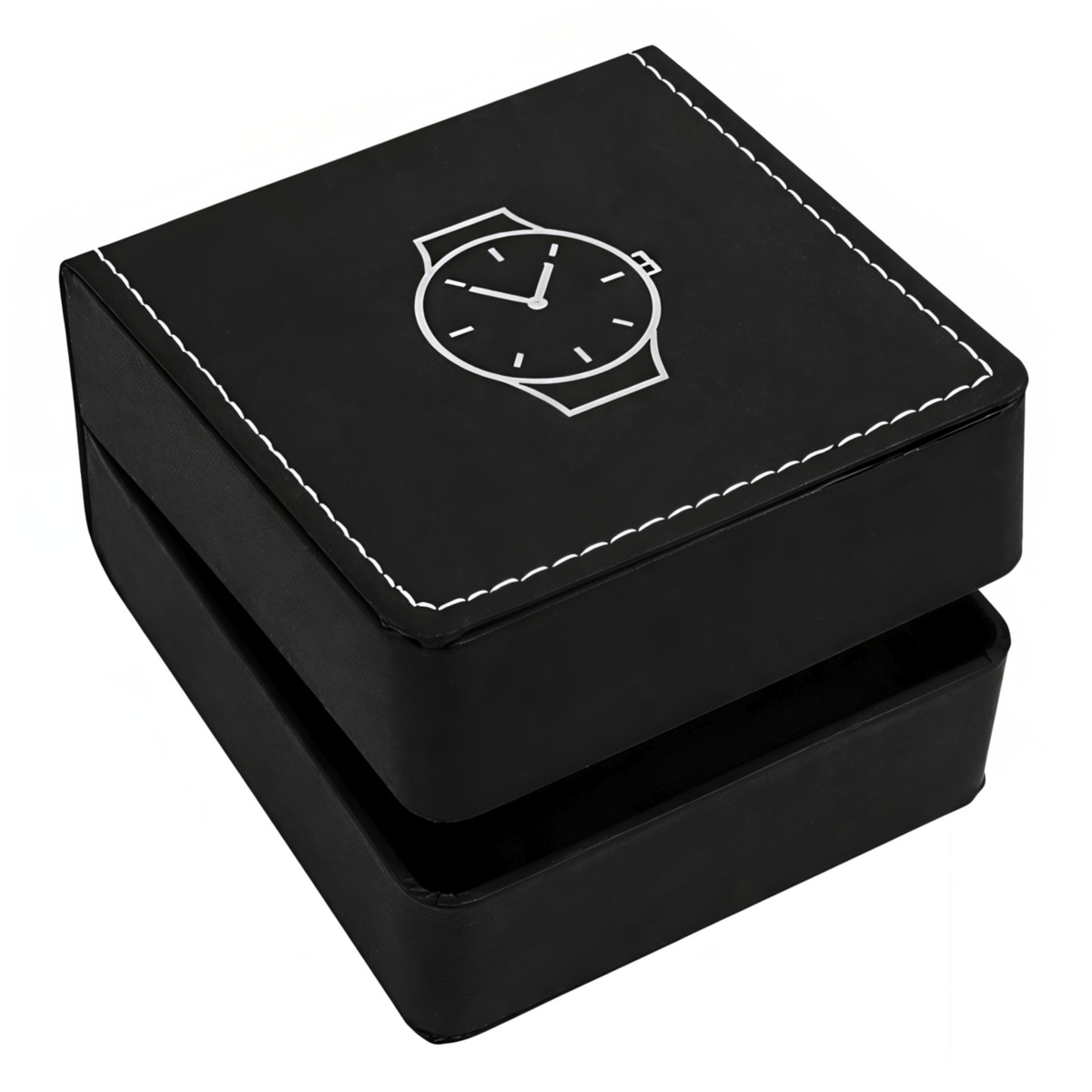 Шкіряна коробочка Besta Watch Box 2379 для годинника, чорна — фото 1