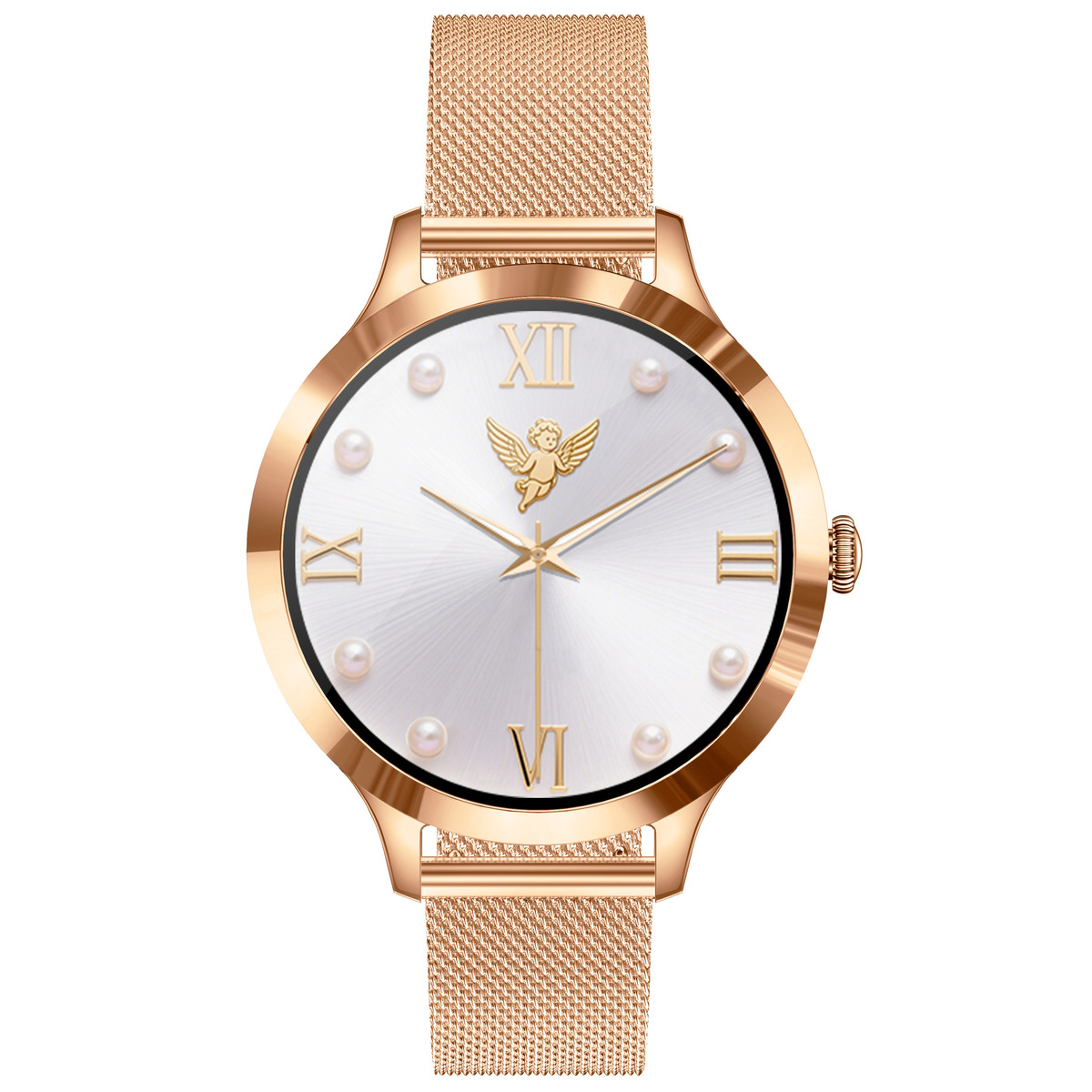 Смартгодинник UWatch Smart Vip Lady Butterfly Gold зі сталевим браслетом — фото 2