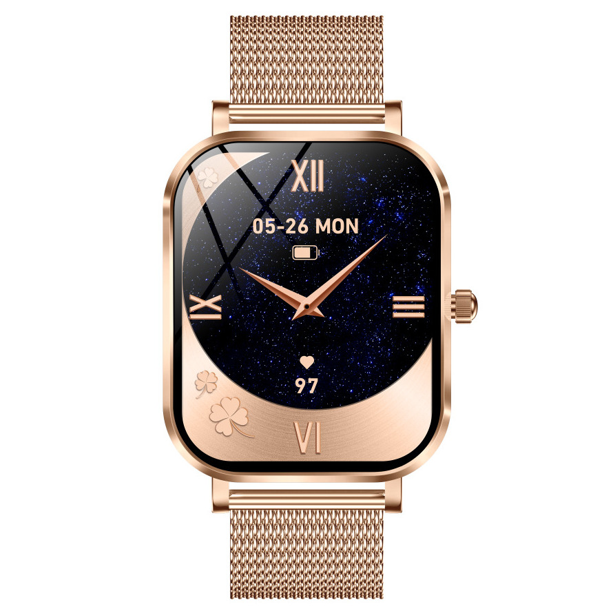 Жіночий смартгодинник UWatch Smart Miami із золотистим корпусом і Bluetooth-дзвінками — фото 2