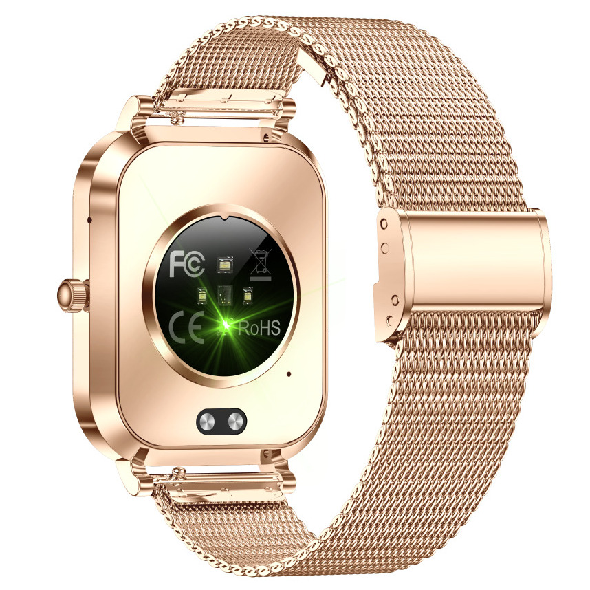 Жіночий смартгодинник UWatch Smart Miami із золотистим корпусом і Bluetooth-дзвінками — фото 10