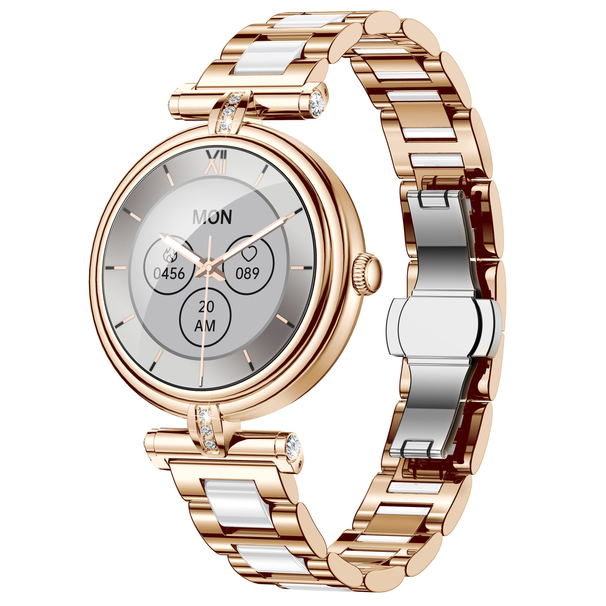 Смарт-годинник UWatch Smart Leila Steel золотистий, 1.09 IPS, 2 ремінці — фото 8