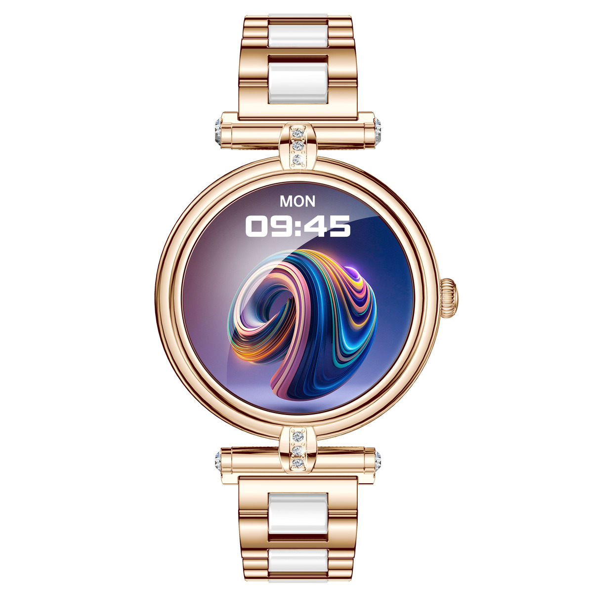 Смарт-годинник UWatch Smart Leila Steel золотистий, 1.09 IPS, 2 ремінці — фото 9
