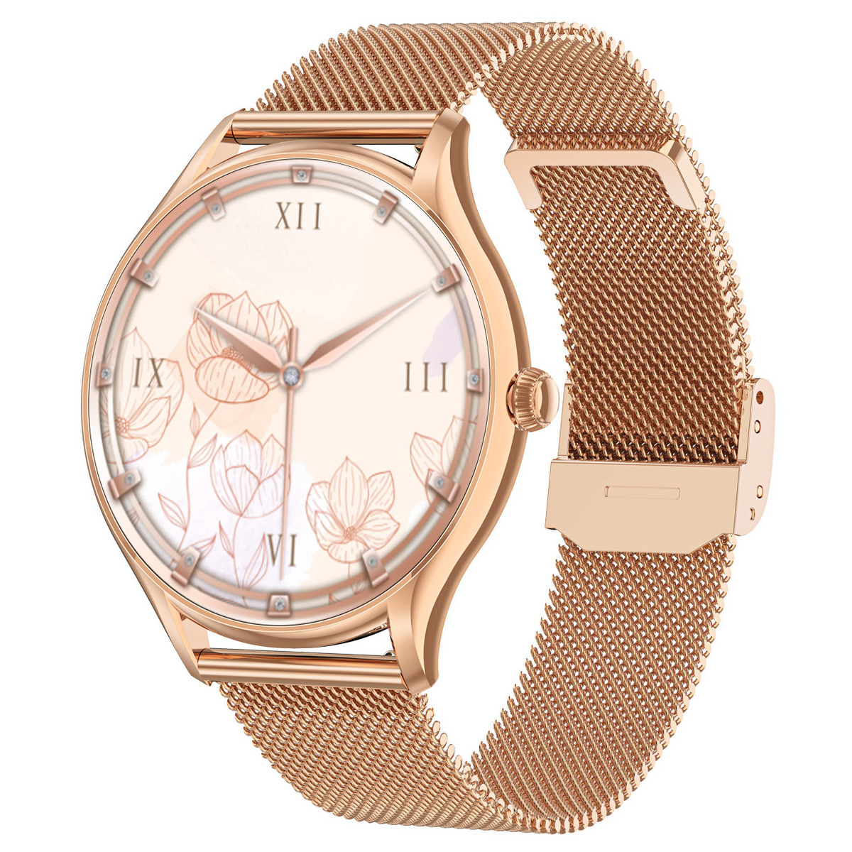 Смарт-годинник UWatch Smart Milano Gold Steel з AMOLED-дисплеєм і 2 ремінцями — фото 8