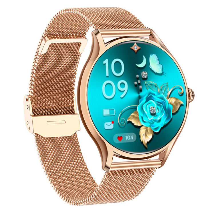 Смарт-годинник UWatch Smart Milano Gold Steel з AMOLED-дисплеєм і 2 ремінцями — фото 10