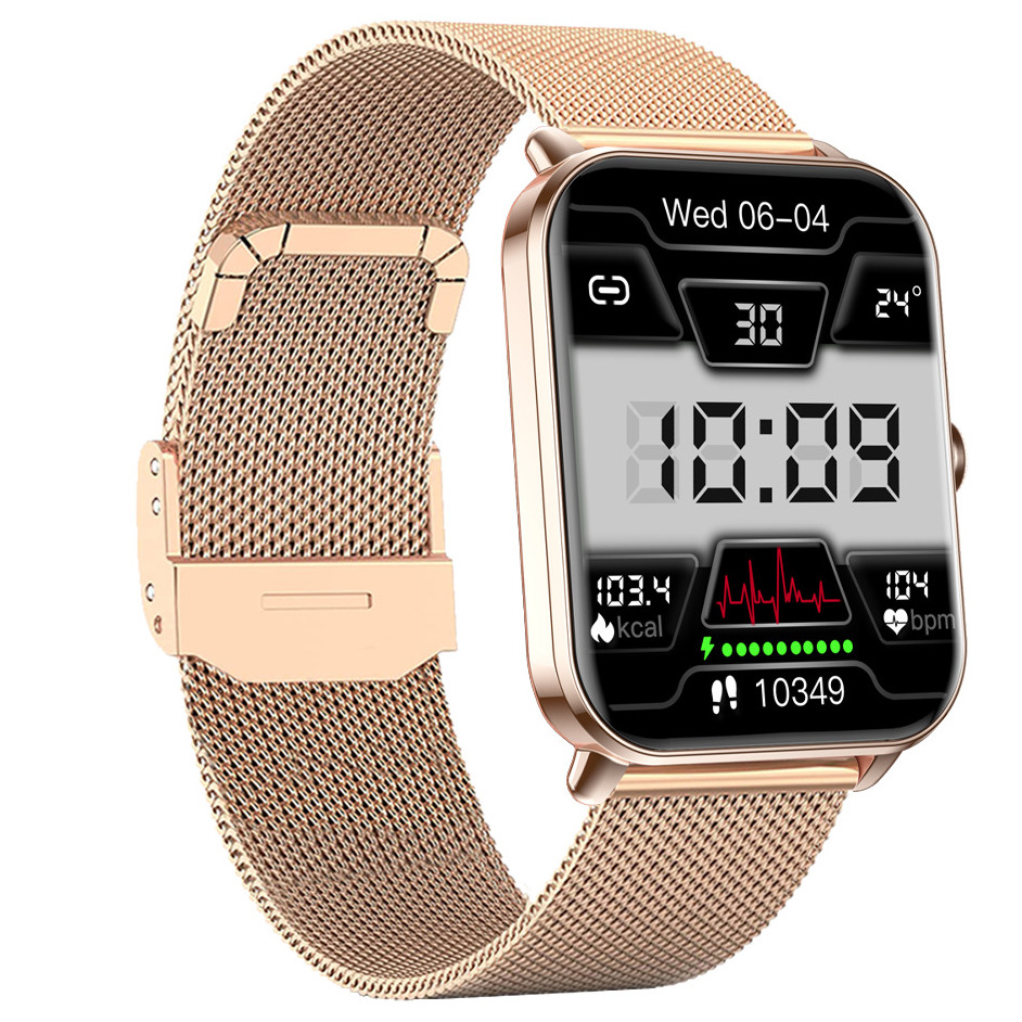 Смарт-годинник UWatch Smart Eva Gold 1.83″ з 2 ремінцями — фото 7