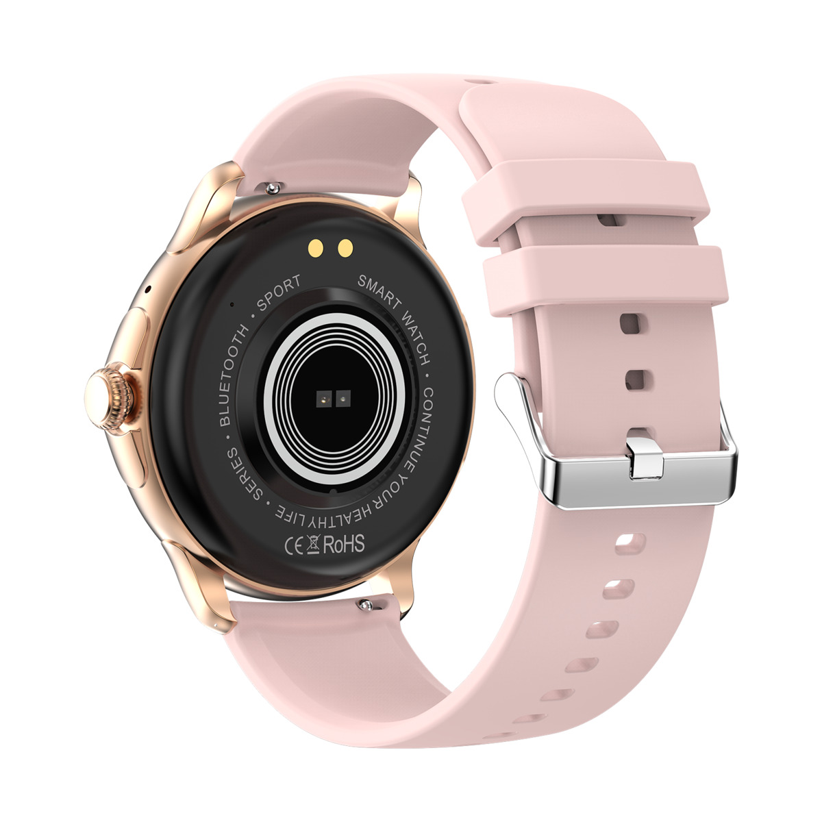 Смарт-годинник UWatch Smart Holiday Gold Rubber, золотистий, 2 ремінці — фото 10