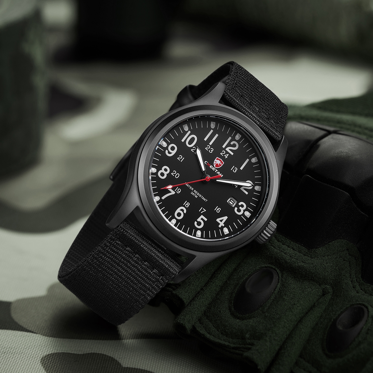 Чоловічий годинник Cheetah Command Black 1806 з японським механізмом Miyota — фото 4