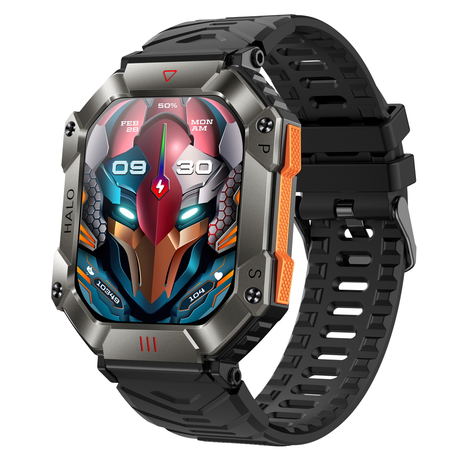 Смартгодинник UWatch Smart Racer K+ Black з компасом, Amoled 2″, Bluetooth 5.0 — фото 9