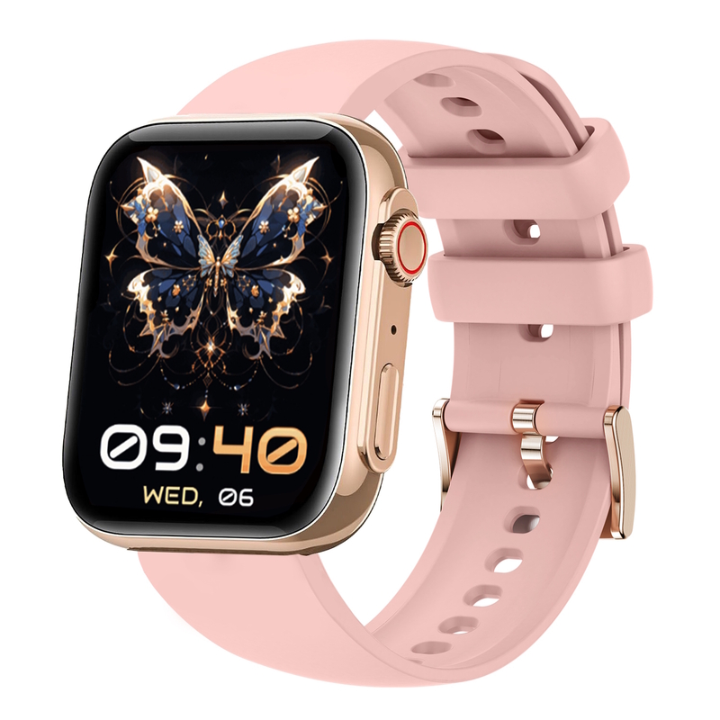 Жіночий смарт-годинник UWatch Smart Sensation Pink з 2 ремінцями, 1.91 дюйма — фото 2