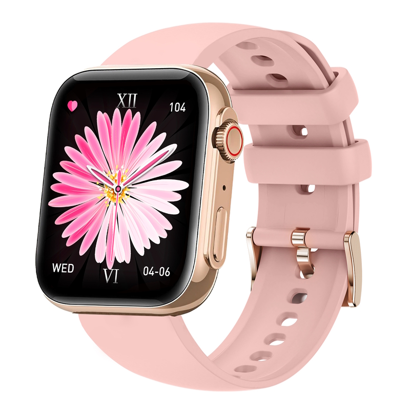 Жіночий смарт-годинник UWatch Smart Sensation Pink з 2 ремінцями, 1.91 дюйма — фото 6