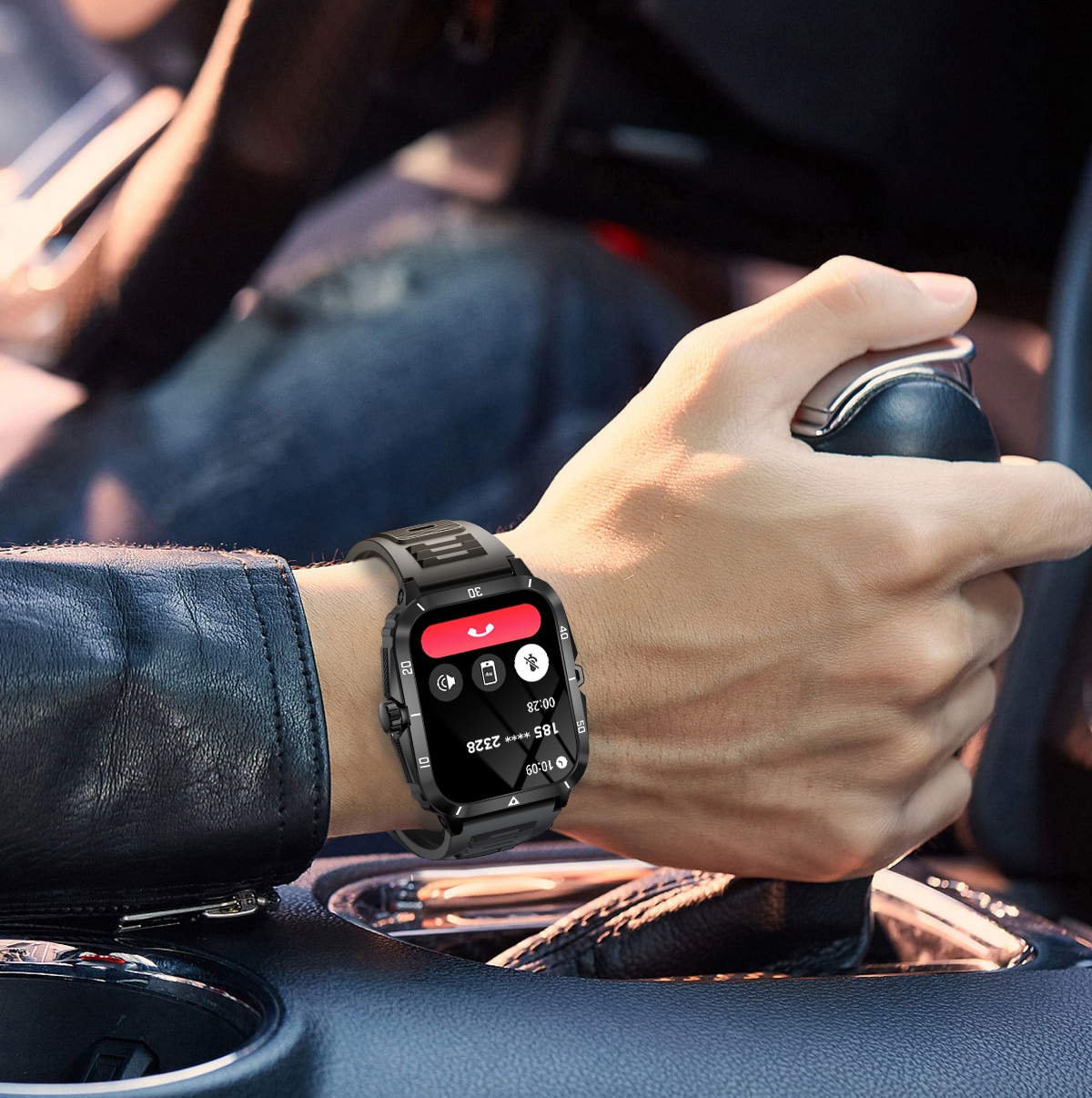 Смарт-годинник UWatch Smart Space Pro чорний з дисплеєм 1.96″ і Bluetooth 5.0 — фото 5