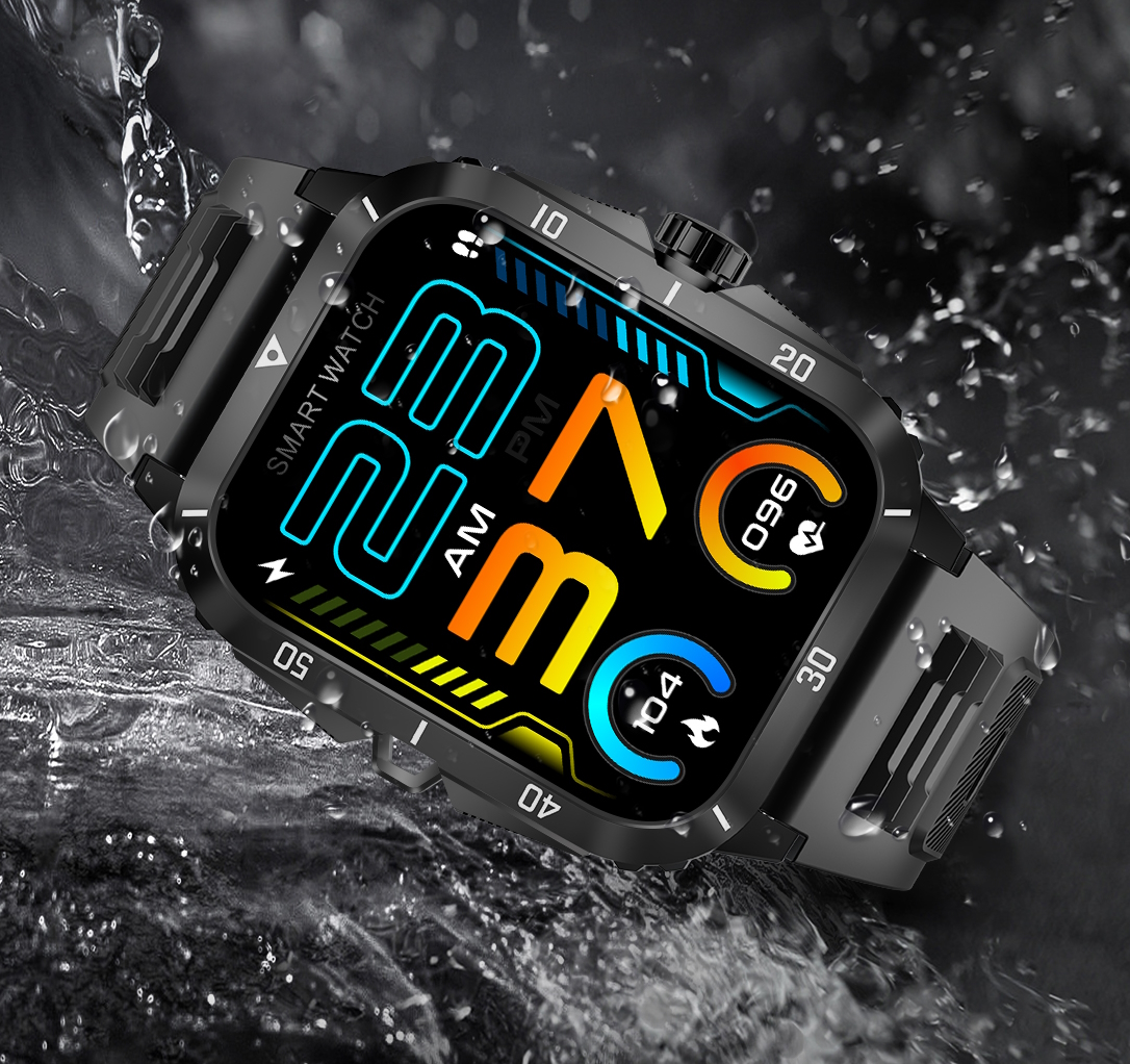 Смарт-годинник UWatch Smart Space Pro чорний з дисплеєм 1.96″ і Bluetooth 5.0 — фото 9