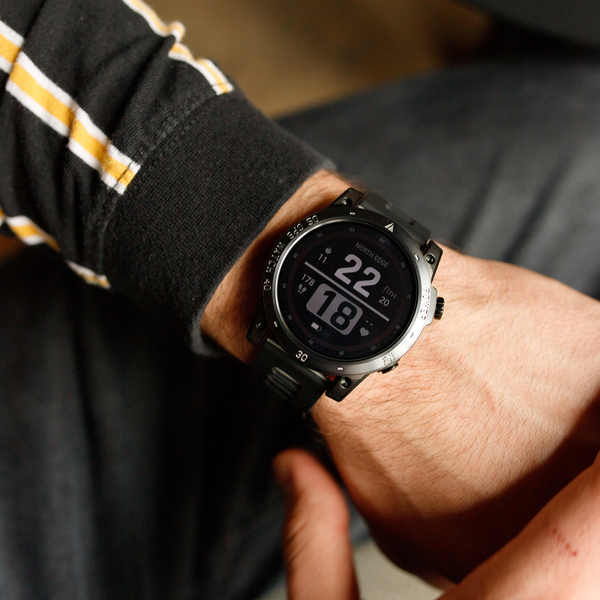 Смарт-годинник North Edge CrossFit GPS Black з AMOLED-дисплеєм, GPS і компасом — фото 8