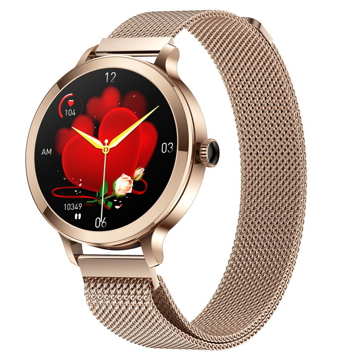 Смарт-годинник UWatch Smart VIP Lady Pro Gold золотистий з AMOLED-дисплеєм 1.1 дюйма — фото 2