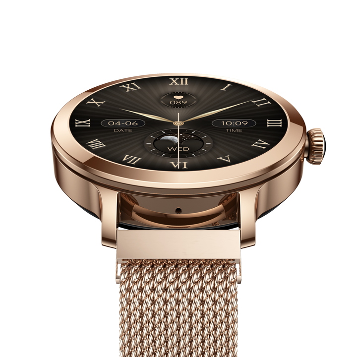 Смарт-годинник UWatch Smart VIP Lady Pro Gold золотистий з AMOLED-дисплеєм 1.1 дюйма — фото 9