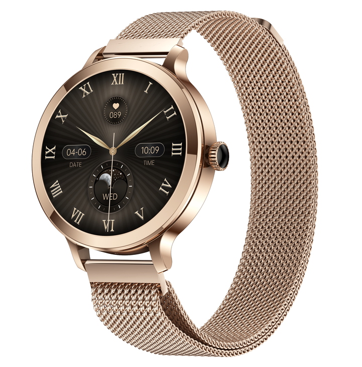 Смарт-годинник UWatch Smart VIP Lady Pro Gold золотистий з AMOLED-дисплеєм 1.1 дюйма — фото 10