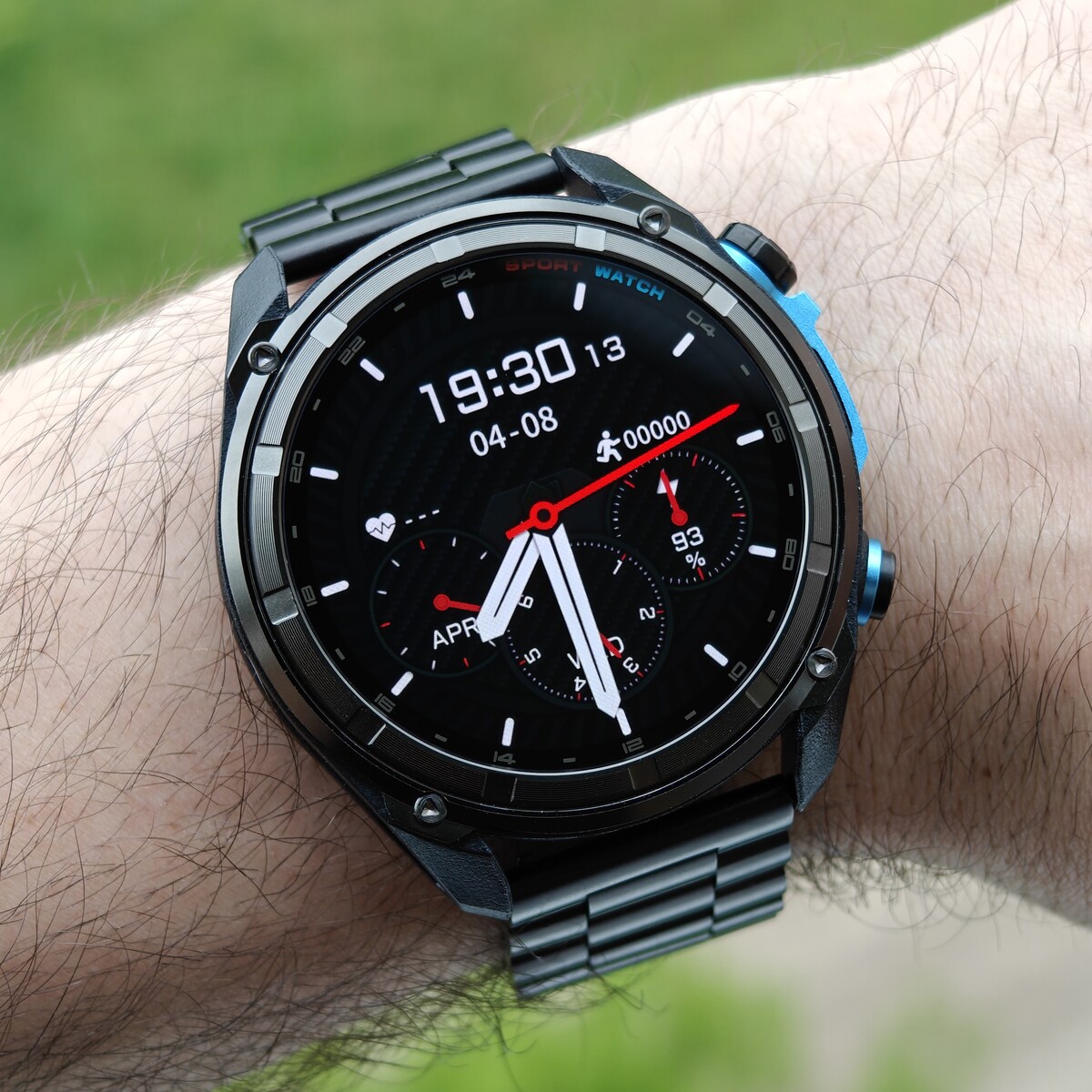 Смарт-годинник UWatch Smart Navigation Pro Steel Black з GPS, AMOLED і 3 ремінцями — фото 7
