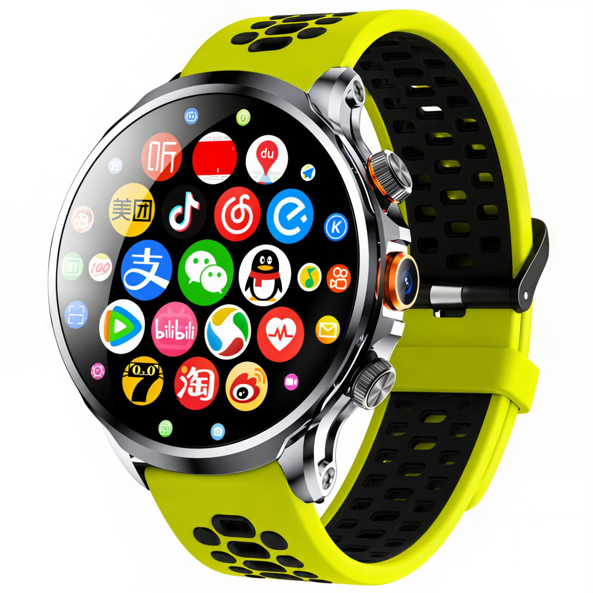 Смартгодинник UWatch Smart Technology Venom Green з SIM-картою та 2 ремінцями — фото 1