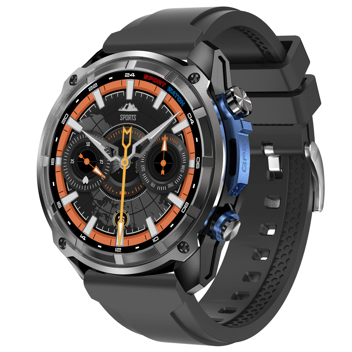 Смартгодинник UWatch Smart Navigation Pro GPS AMOLED з 2 ремінцями — фото 9
