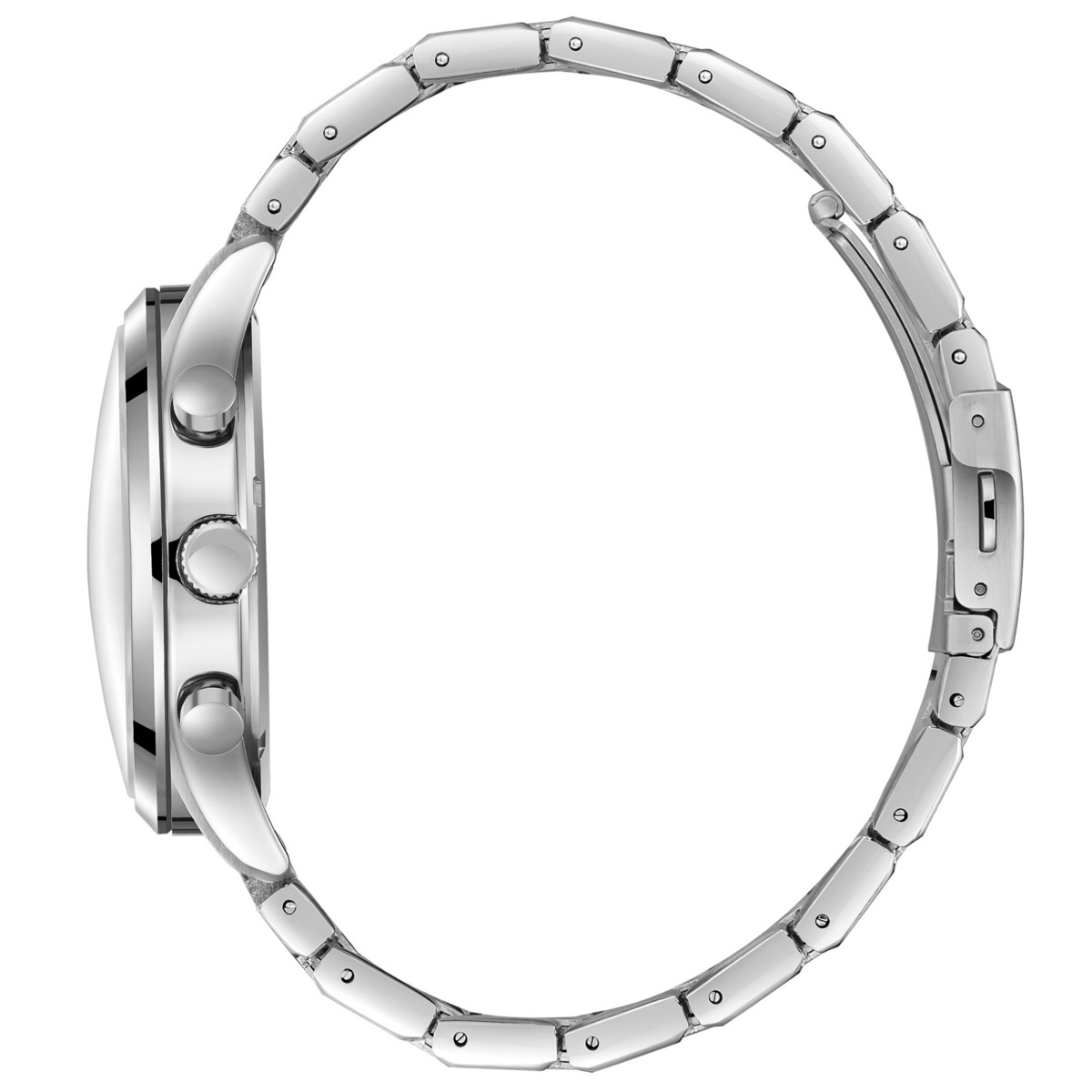 Чоловічий годинник Lee Cooper England Silver зі сталевим браслетом і синім циферблатом — фото 7