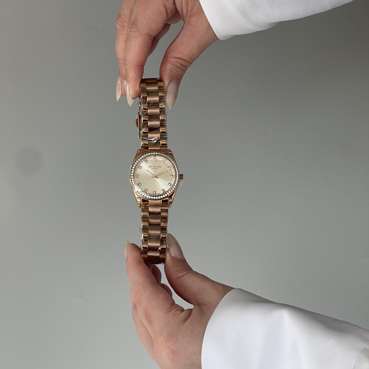 Жіночий годинник Lee Cooper Santorini Gold 1844, рожеве золото, 34 мм — фото 8