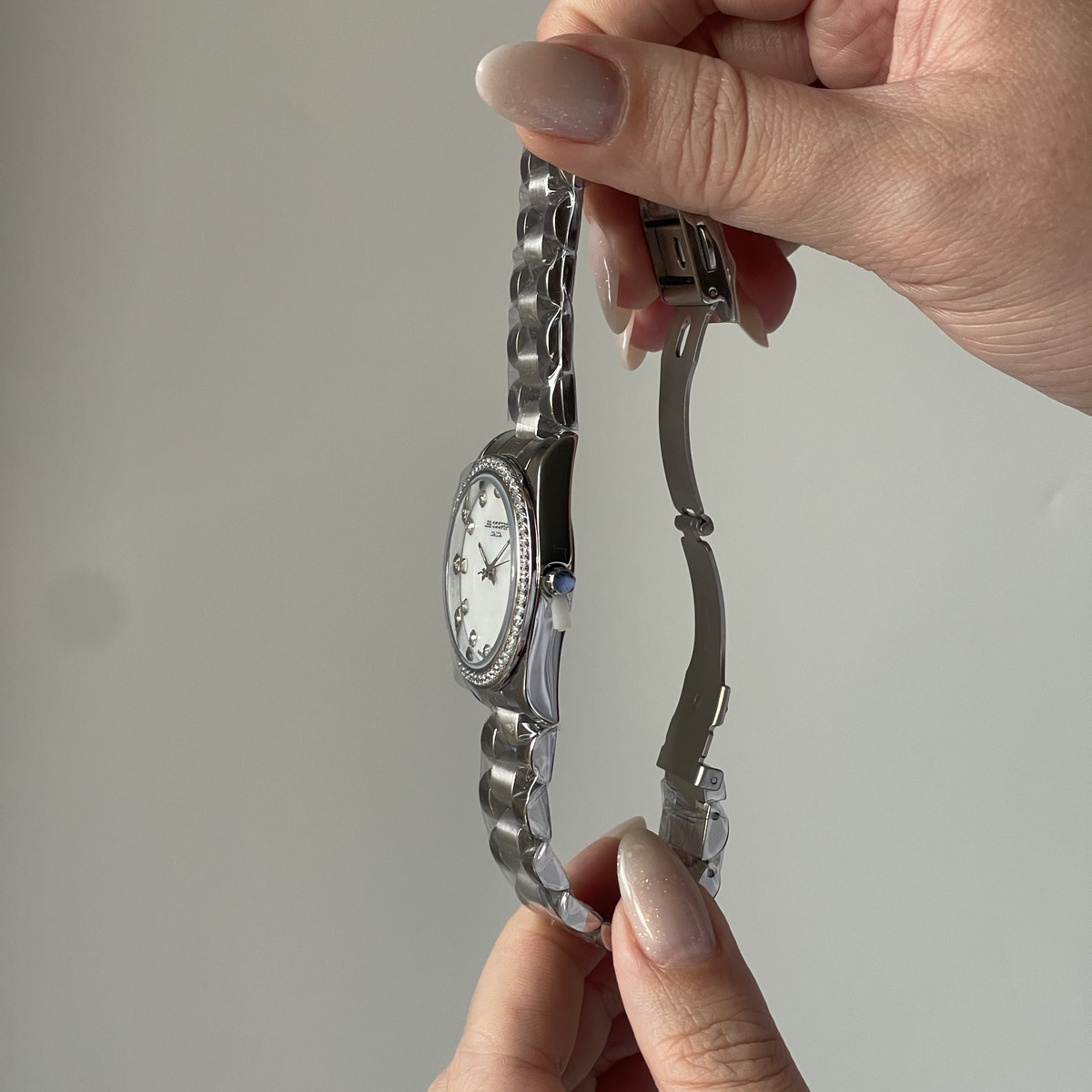 Жіночий годинник Lee Cooper Santorini Silver з перламутровим циферблатом — фото 8