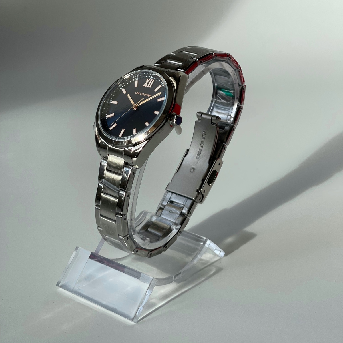 Жіночий годинник Lee Cooper Verona 1843 із синім циферблатом та сталевим браслетом — фото 7