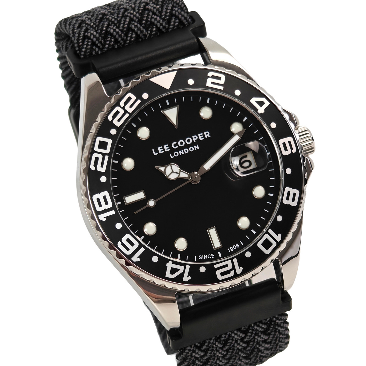 Чоловічий годинник Lee Cooper Daytona Vibe Black з двома ремінцями — фото 2