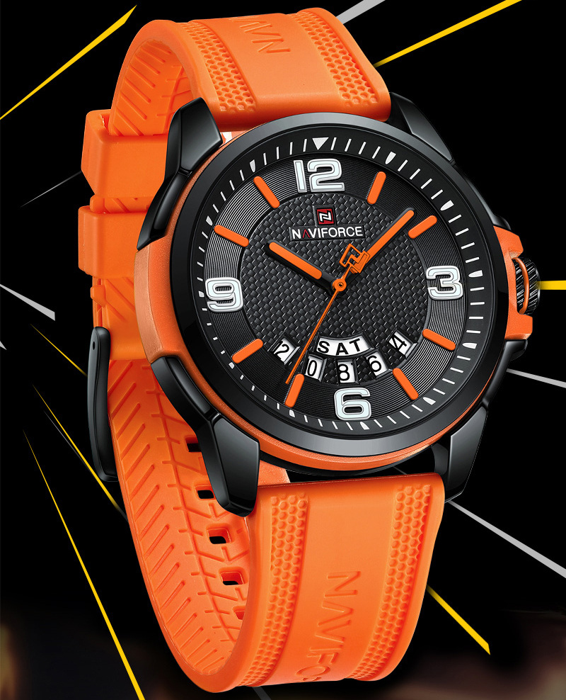 Чоловічий годинник Naviforce Young Orange 2028 з японським кварцовим механізмом — фото 10