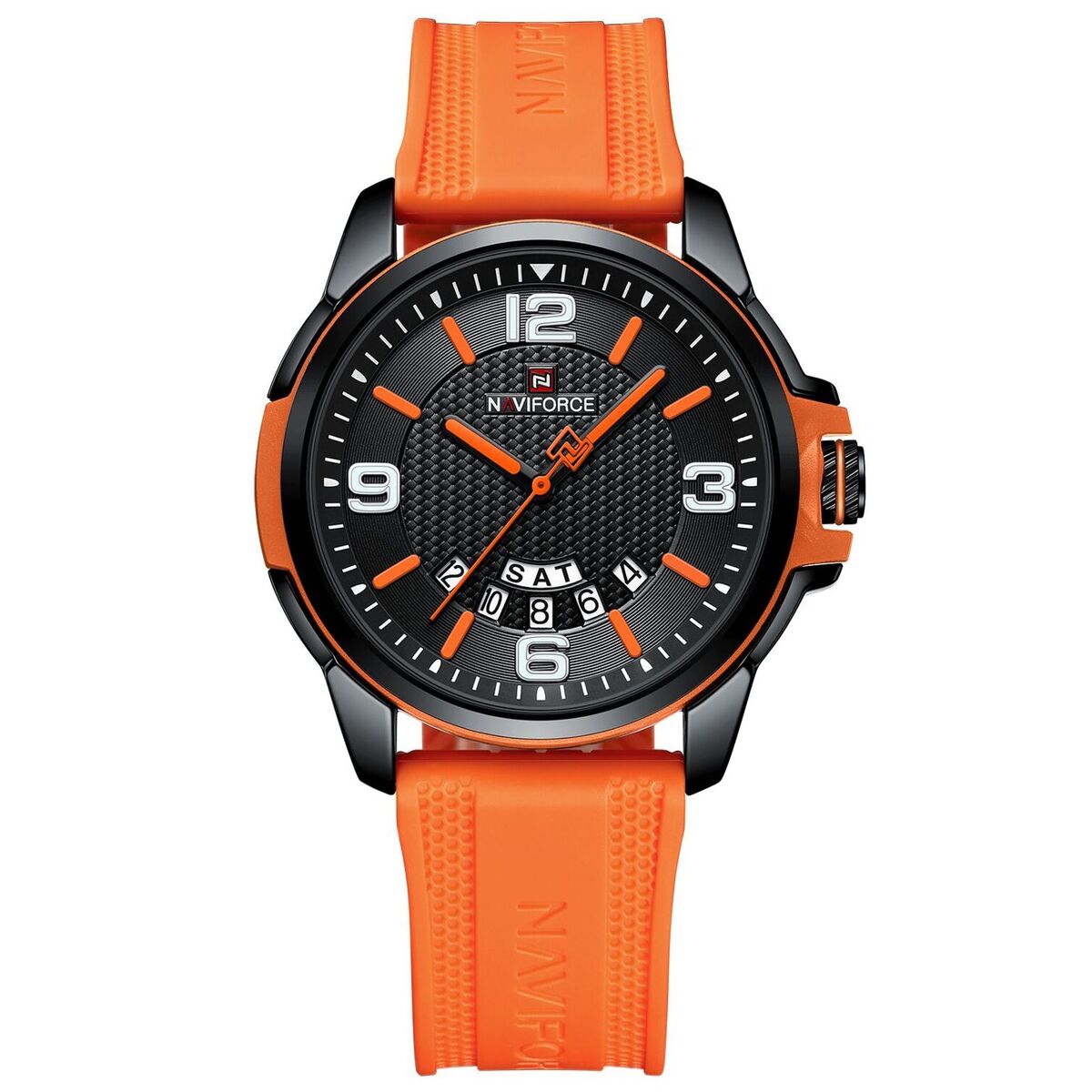 Чоловічий годинник Naviforce Young Orange 2028 з японським кварцовим механізмом — фото 2