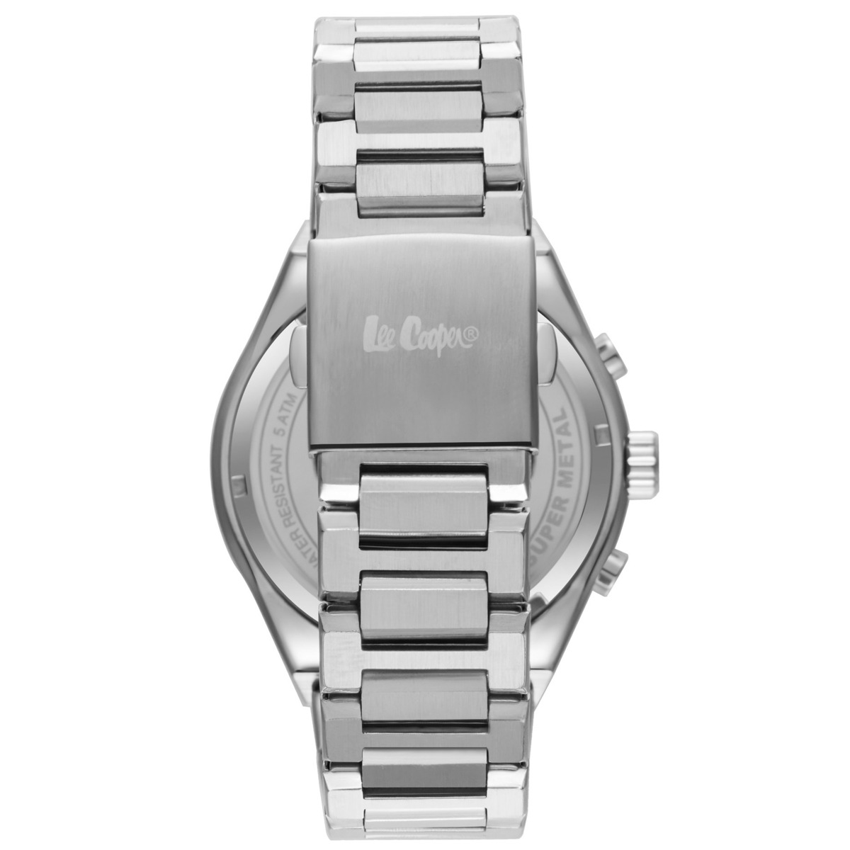 Чоловічий годинник Lee Cooper Ice Silver 1837 з чорним циферблатом — фото 8