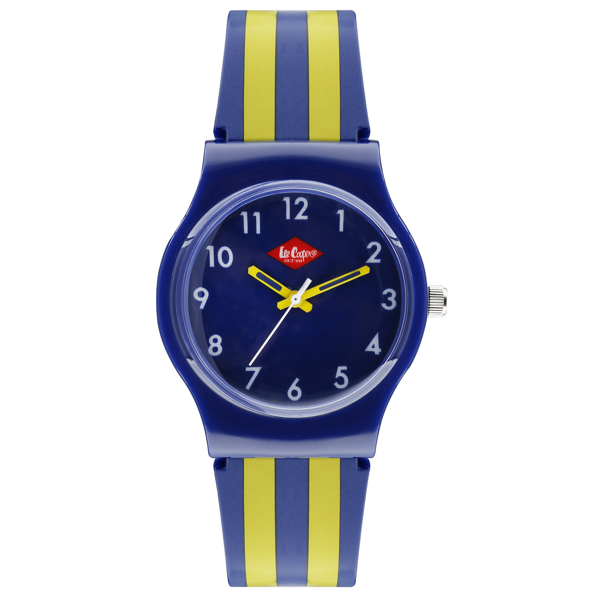 Дитячий годинник Lee Cooper Kids 1828 для хлопчиків, синьо-жовтий ремінець — фото 1