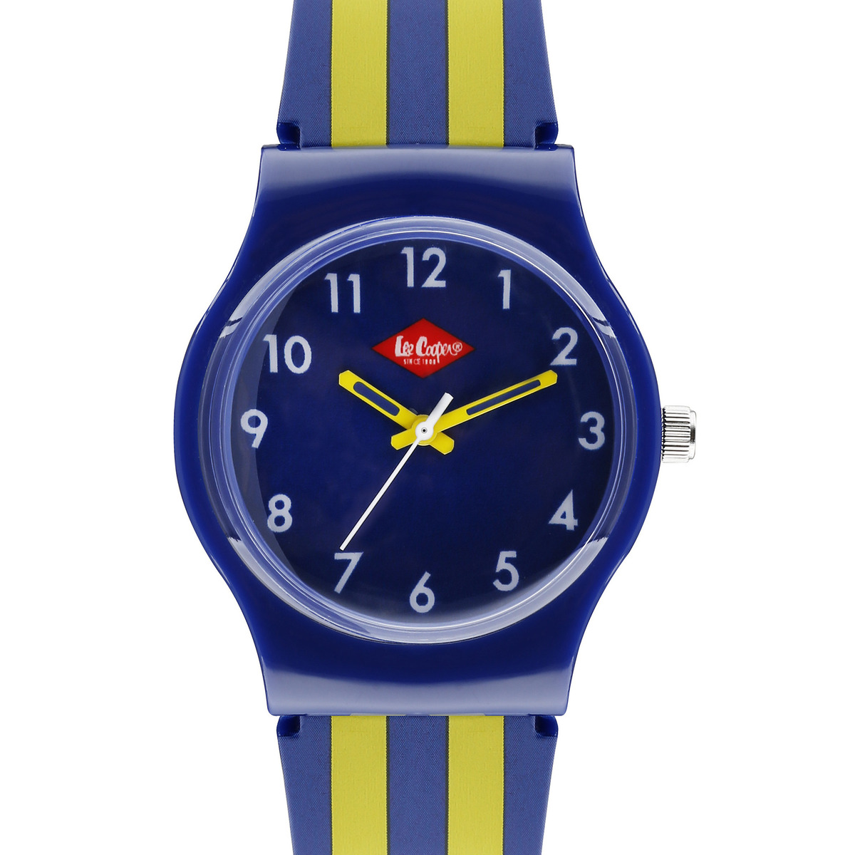 Дитячий годинник Lee Cooper Kids 1828 для хлопчиків, синьо-жовтий ремінець — фото 2
