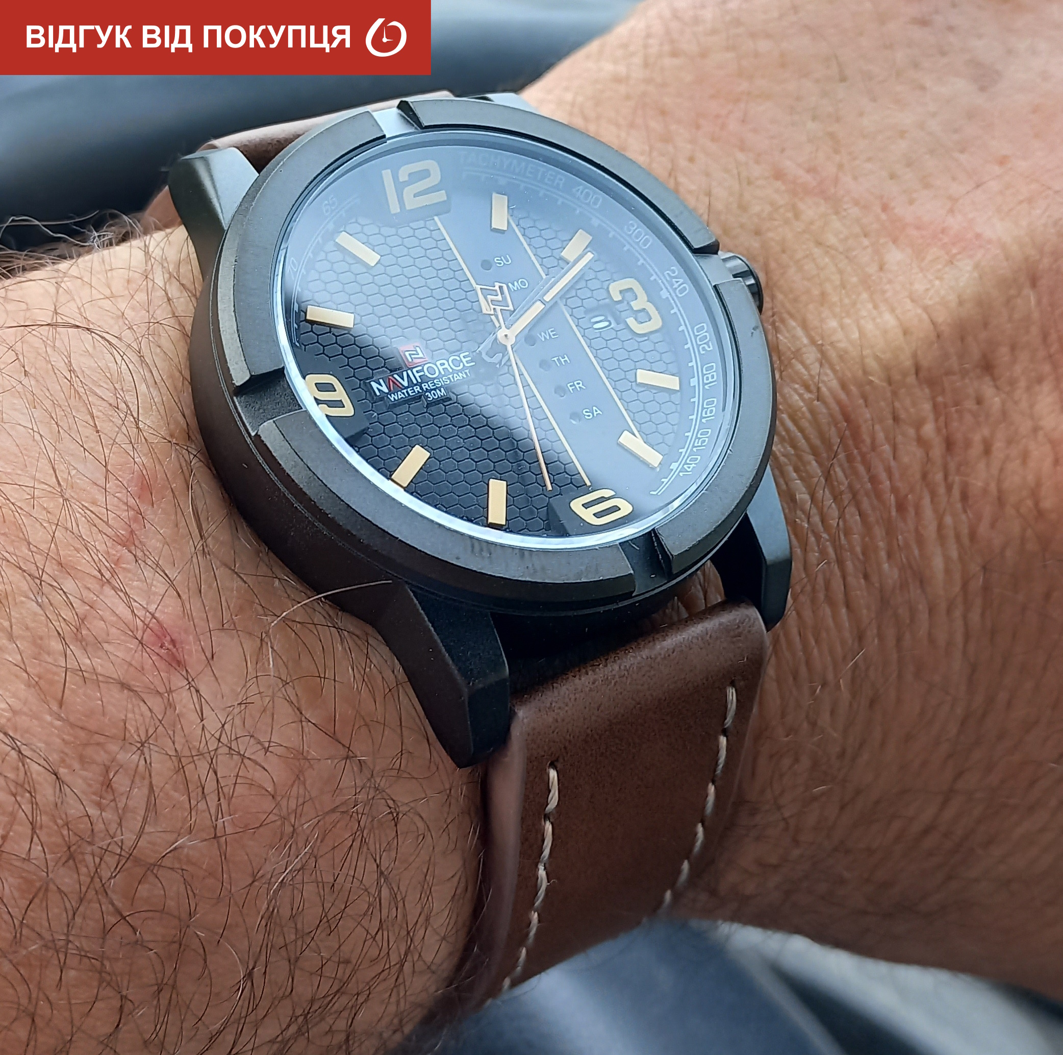 Чоловічий годинник Naviforce Cuba 1065 з японським кварцовим механізмом Seiko — фото 10