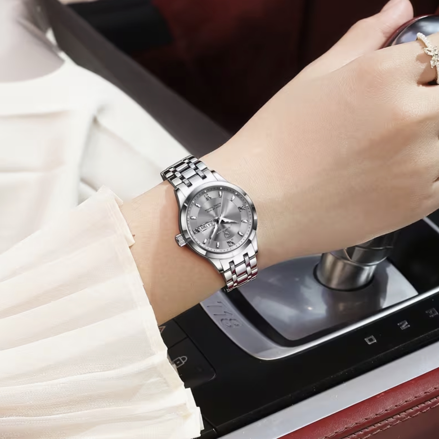 Жіночий годинник Poedagar Berlin Lady 2260 сріблястий, 31 мм — фото 4