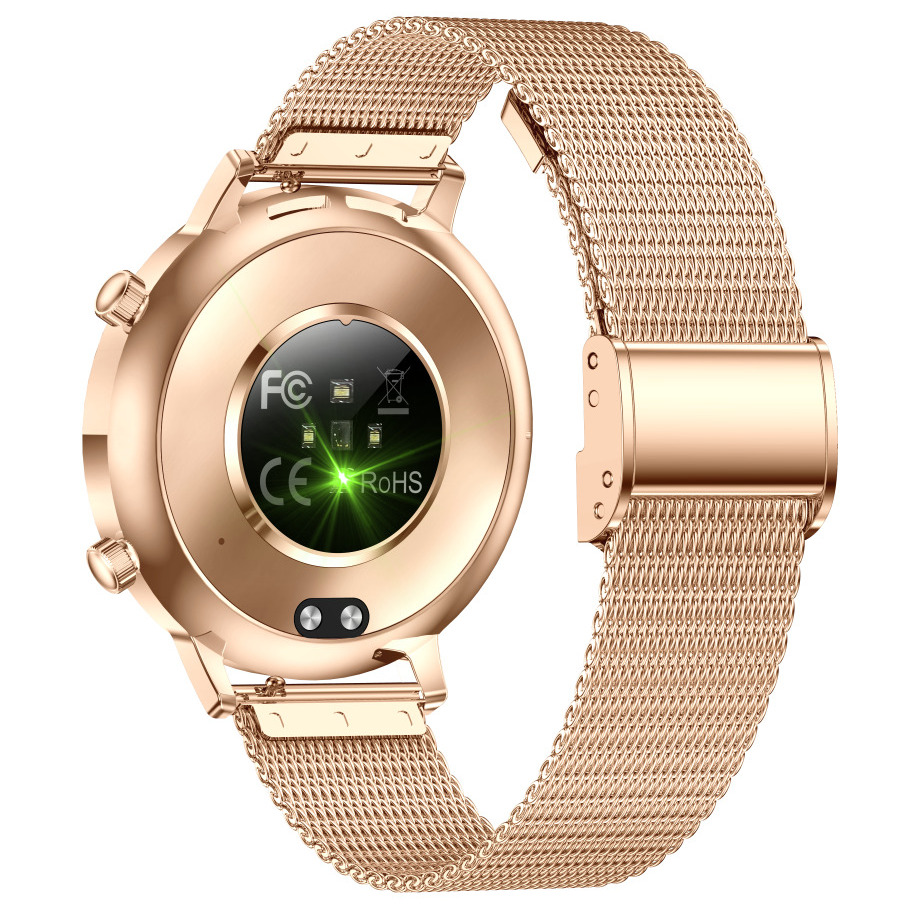 Смарт-годинник UWatch Smart Flower X Gold з AMOLED-дисплеєм 1,32” і 2 ремінцями — фото 10