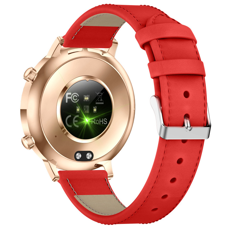 Смарт-годинник UWatch Smart Flower X Red з AMOLED-дисплеєм 1,32″ та 2 ремінцями — фото 10