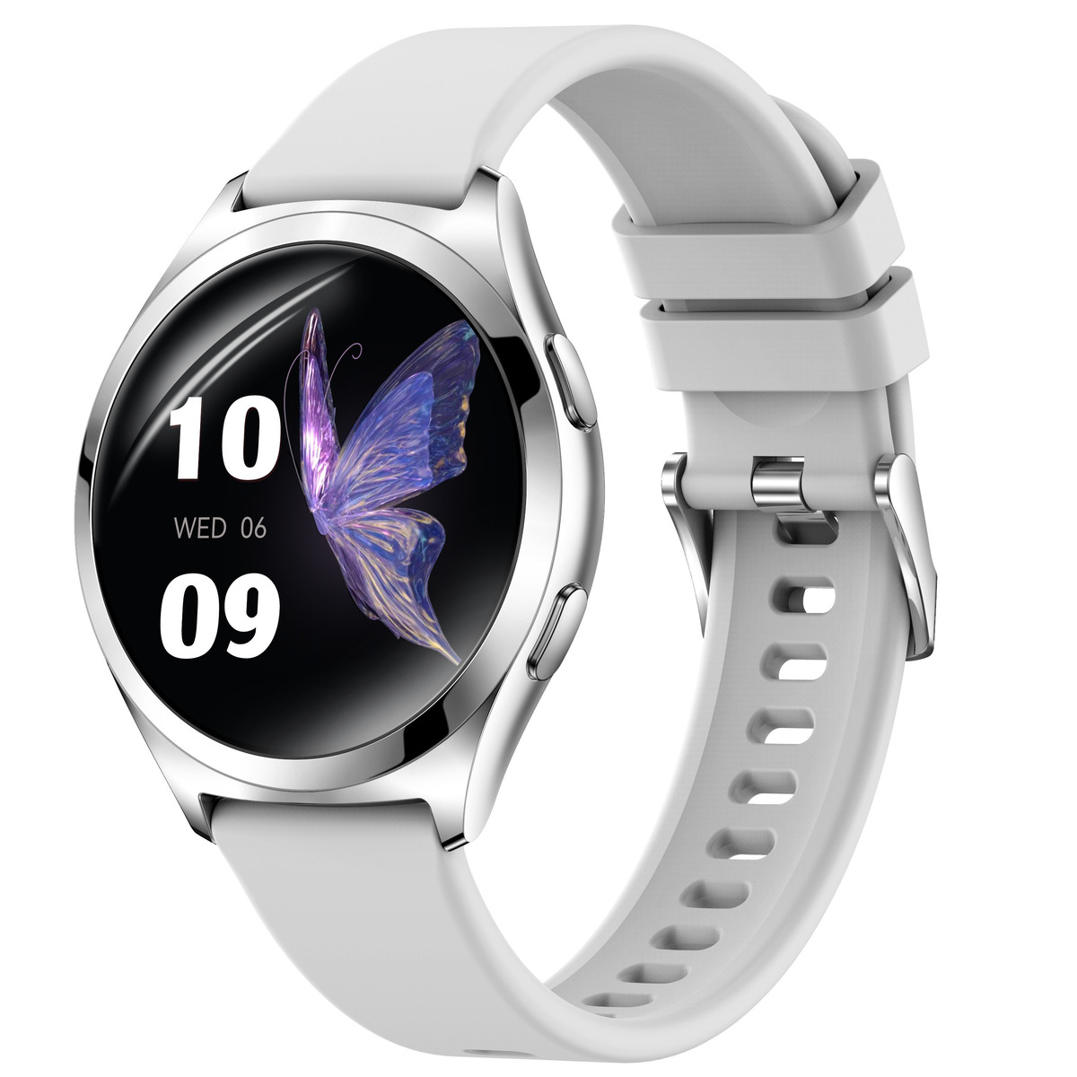 Смарт-годинник UWatch Smart Love Pro Silver Rubber сріблястий, 2 ремінці — фото 2