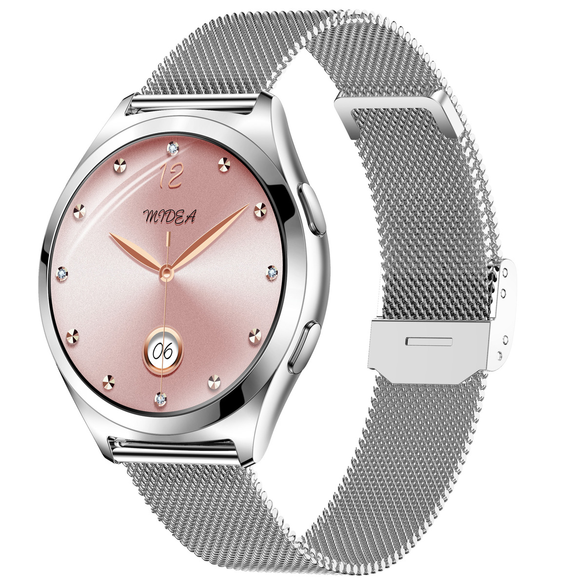 Смартгодинник UWatch Smart Love Pro Silver Steel 1.27″ зі сталевим браслетом і 2 ремінцями — фото 2