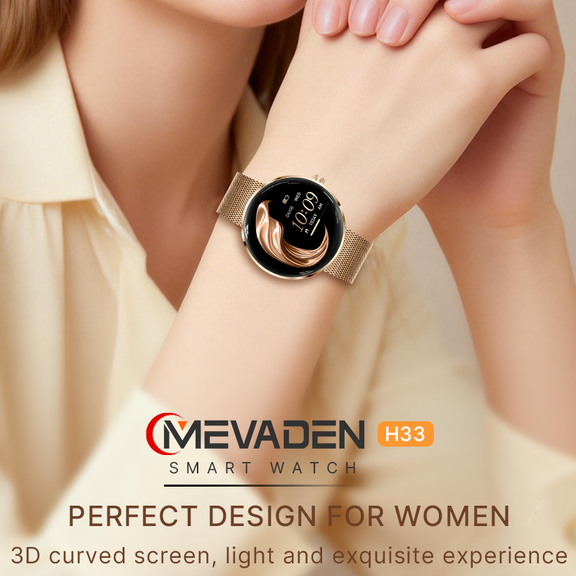 Жіночий смарт-годинник UWatch Smart Luna Black 1.43 Amoled, чорний, 2 ремінці — фото 5