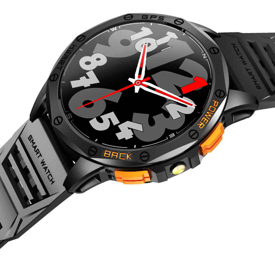 Смарт-годинник UWatch Smart GPS Max Black з GPS та AMOLED, уцінка — фото 7