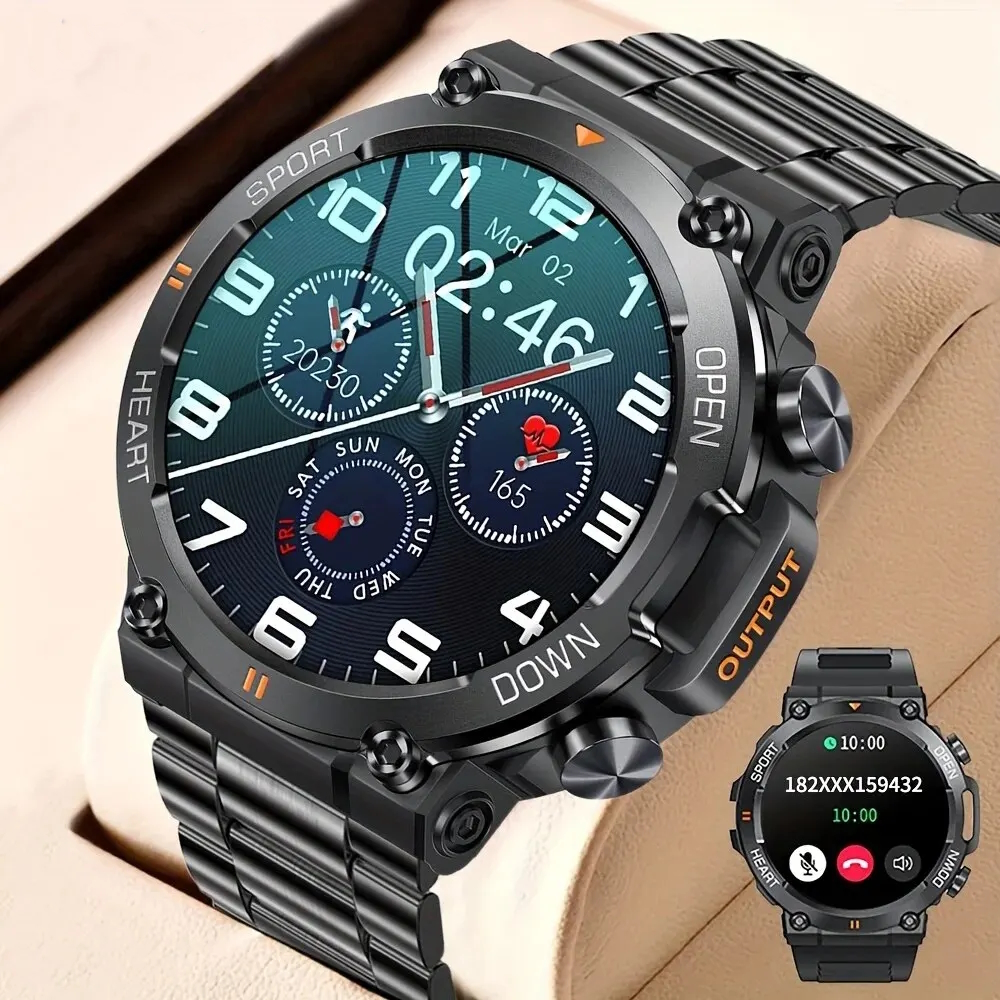 Смартгодинник UWatch Smart Storm Steel з OLED-дисплеєм 1.32 дюйма і сталевим ремінцем — фото 2