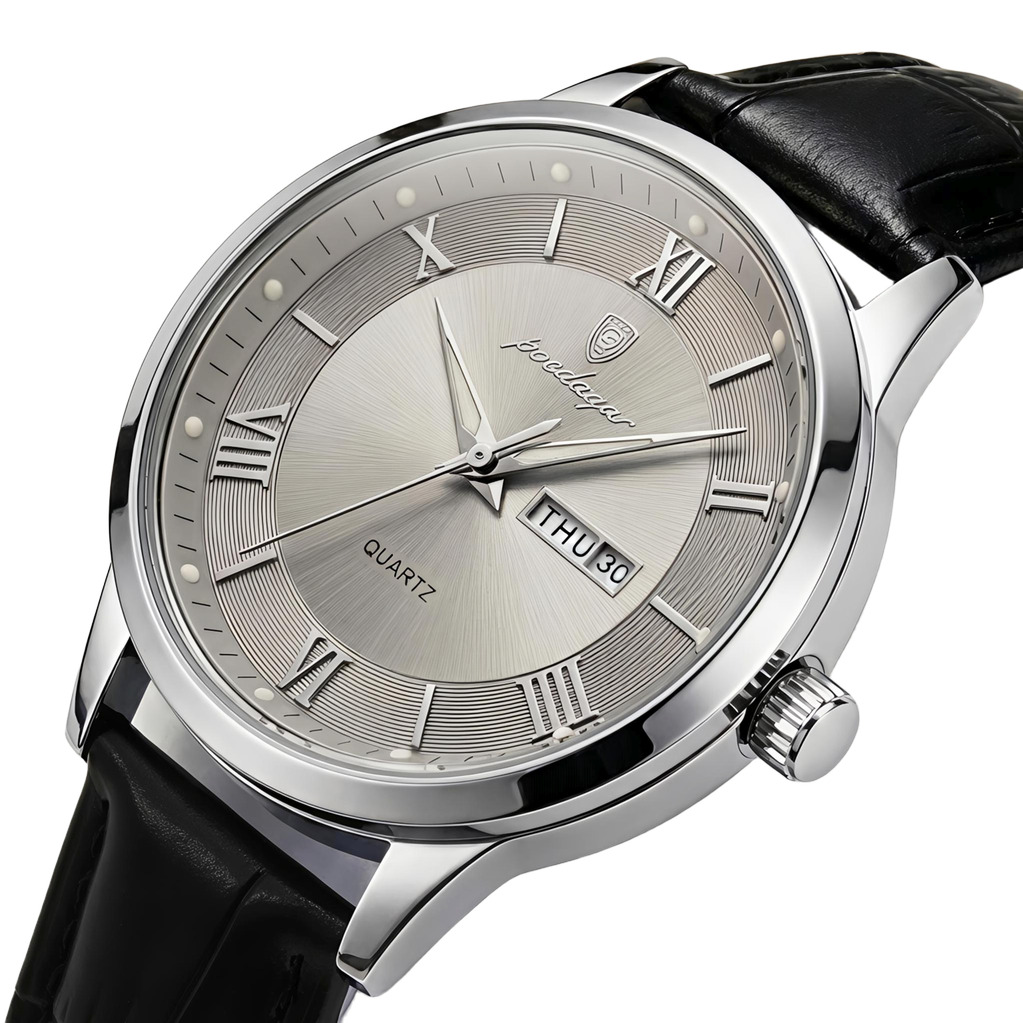 Чоловічий годинник Poedagar Berlin Premium Leather 2475 з двома ремінцями — фото 1
