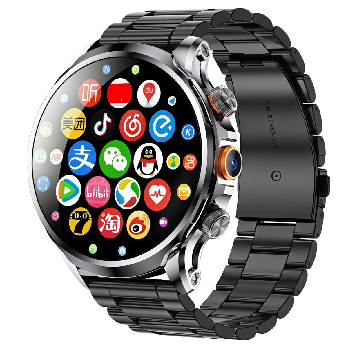 Смартгодинник UWatch Smart Technology Steel Hammer з SIM-картою, GPS і 2 ремінцями — фото 1