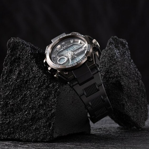Чоловічий годинник Besta Sport 1430 тактичний кварцовий чорний — фото 7
