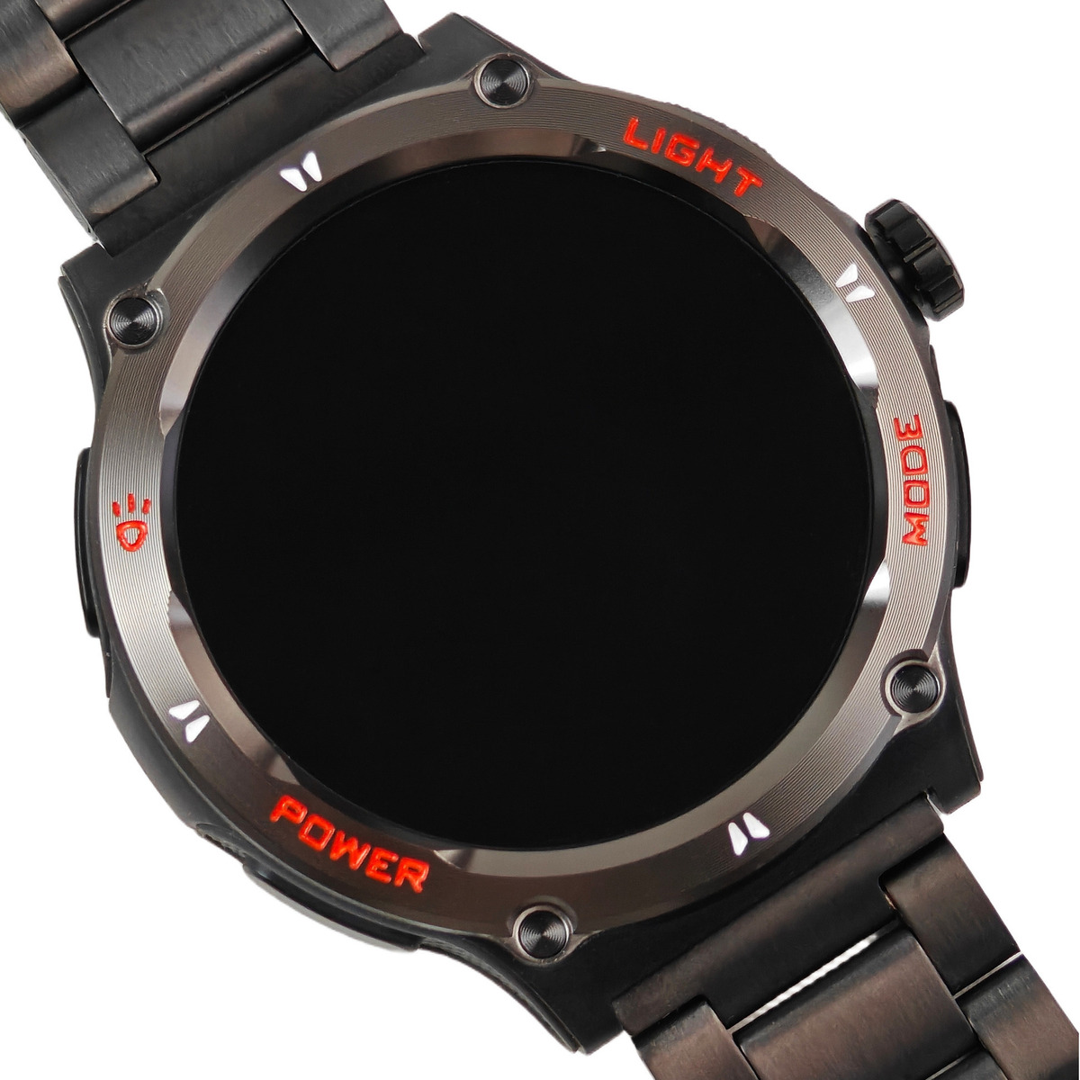 UWatch Smart Advanture Steel Black з компасом і 2 ремінцями — фото 3